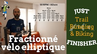 Comment faire du fractionné sur vélo elliptique débutant et expérimenté [upl. by Aronas737]