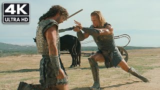 Troy 2004 Hector vs Achilles 4K [upl. by Sinai]