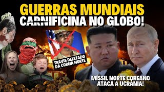 Não só HAMAS COREIA NORTE manda MÍSSIL contra UCRÂNIA [upl. by Bertha792]