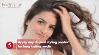 Twister Hair tutorial for beach waves soft curls in 5 easy steps [upl. by Eberhard395]