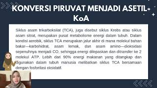 The Tricarboxylic Acid Cycle Kelompok 7 Kelas H [upl. by Nnaerb]