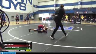 38 Lbs 1st Place Match  Liam Collins MN Vs Cruzer Dominguez NE 54ee [upl. by Nitsoj]