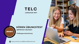 TELC B1 ZERTIFIKAT HÖREN 2024 Modelltest 04 [upl. by Shelagh]