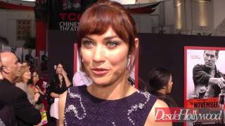 Olga Kurylenko on Pierce Brosnan Bond November Man Premiere [upl. by Townsend]