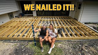 All Framed Up  Building a New Backyard Deck  Part 2 Framing [upl. by Hamlen]