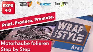 Motorhaube folieren Tutorial  WETEC 2020 [upl. by Sprage195]