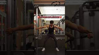 Single arm cable lateral raise behind the back vs in front [upl. by Asillim]