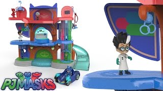 PJ Masks  HQ Headquarters Playset amp All Action Figures [upl. by Wojcik568]