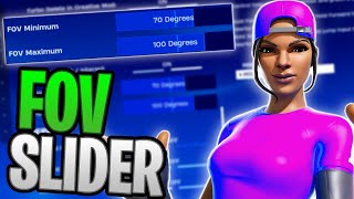 NEW BEST FOV Slider Settings for Fortnite Chapter 5  Best Controller Settings for XboxPS5PC [upl. by Kobe574]