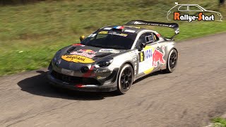 S Loeb Alpine A110 Rally GT  Rallye MontBlanc Morzine 2024  RallyeStart [upl. by Adalia]