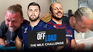 The most brutal rugby initiation  The Gloucester milk challenge  RugbyPass Offload [upl. by Noicpecnoc]