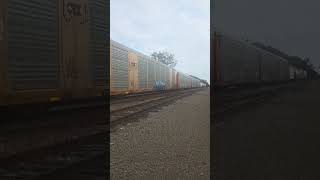 More autoracks heading for mykawa yard at Galveston sub railfan [upl. by Gertrudis862]