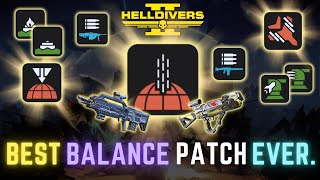 Best PATCH in Helldivers So MANY BUFFS EVERYWHERE  Patch Overview  Helldivers2 [upl. by Latsyk]