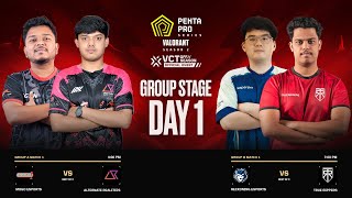 Penta Pro Series  Valorant  Season 2  VCT OffSeason Official Event  Group Stage  Day 1 [upl. by Genevieve]