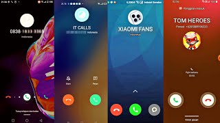 4 My Phone INFINIX NOTE OPPO A55 XIAOMI SAMSUNG A11 incoming calls screen [upl. by Hafler271]