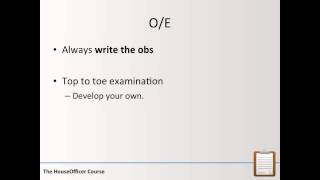 Clerking and Writing in the Notes for FY1s [upl. by Nies843]