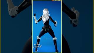 Fortnite Stuck Emote With Black Cat Skin Thicc 🍑😜🥵 [upl. by Adnawal]