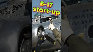 The Mighty Fortress  B17 Startup Engine Sounds shorts aviation [upl. by Nyloc477]