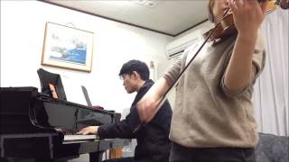 進撃の巨人Attack on Titan 【紅蓮の弓矢Guren no Yumiya】 【Linked Horizon】 ピアノ＆ヴァイオリン piano＆violin [upl. by Lundgren]