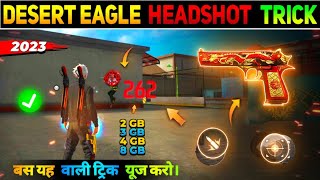 Secret Desert Eagle One Tap Headshot Trick  Desert Eagle Se Headshot Kaise Mare  Khuni Gamers [upl. by Selhorst]