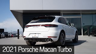 2021 Porsche Macan Turbo Walkaround  Review [upl. by Paz]