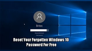 Reset Your Forgotten Windows 10 Password For Free [upl. by Elleiram]