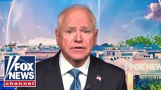 Tim Walz dodges big question on whether Israel has right to strike Iran [upl. by Starobin]