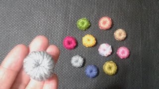 كروشيه زراير لتزين المشغولات وكيفية تثبيتها  crochet buttons knob  كولكشن collection [upl. by Kyla377]