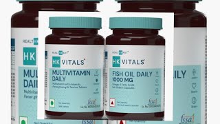 HK vitals multivitamin and fish oil combo pack Huge discount 🙌🙌 [upl. by Hutt]