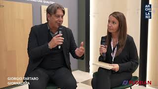 GIORGIO TARTARO intervista Claudia Florian  CERSAIE 2024 [upl. by Fleischer]