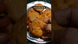 இனிமே ‌பஜ்ஜி கேட்டா இப்படி செஞ்சு கொடுங்க  Stuffed Masala Bajji 😋 cooking food stuffed bajji [upl. by Tristram]