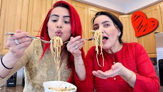 HOW TO MAKE THE BEST CHINESE NOODLES FT MY DAUGHTER BODMONZAID IN URDUHINDI [upl. by Agnizn]