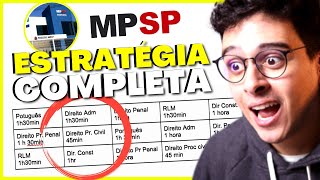 Concurso MPSP 2022  Oficial de Promotoria  PASSO A PASSO de COMO ESTUDAR [upl. by Eillen74]