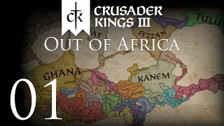 Crusader Kings III  Out of Africa  Episode 01 [upl. by Hickey]