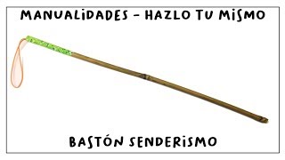 Cómo hacer BASTONES ULTRALIGEROS para SENDERISMO y TREKKING con BAMBÚ [upl. by Ainala]