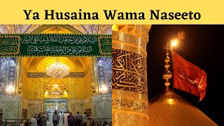 Ya Husaina Wama Naseeto  Dawoodi Bohra Marasiya [upl. by Salamanca]