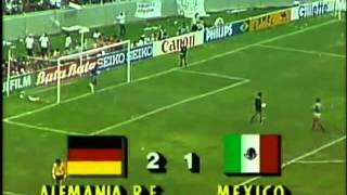 Penales Alemania vs Mexico Relato Pablo Zaro Mundial Mexico 1986 [upl. by Faludi]