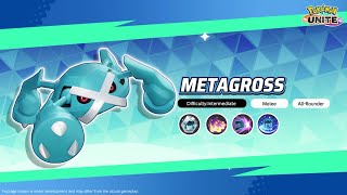 Metagross Moves Overview  Pokémon UNITE [upl. by Nohsar]