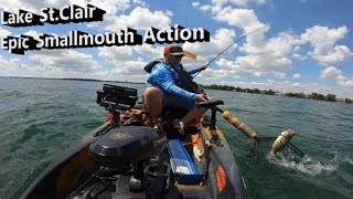 Fishing Lake StClair Michigan in August [upl. by Elyak]