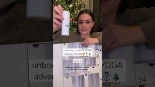 unboxing the ALO YOGA advent calendar😍☃️🎄part 4 [upl. by Sivram]