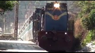 Rollercoaster Ride by Ltt Kakinada Express at Khandala Railway Station Bhor Ghats [upl. by Nelleh757]