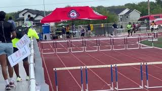 2024 Senior Div TAAF State Meet 300 Hurdles [upl. by Ellennahs]