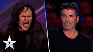 The Witch TERRIFIES Simon Cowell to the CORE  Auditions  BGT 2022 [upl. by Owena130]