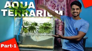 Huge Natural Aqua Terrarium  Paludarium  Waterfall Style  Part  1 How To [upl. by Trovillion28]