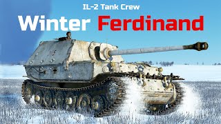 Winter Ferdinand  IL2 Tank Crew Multiplayer Gameplay [upl. by Anselm]