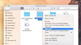 Mac Tip How to use aliases to create shortcuts [upl. by Javed26]