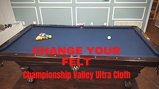 Championship Valley Ultra Pool Table Cloth [upl. by Bj]