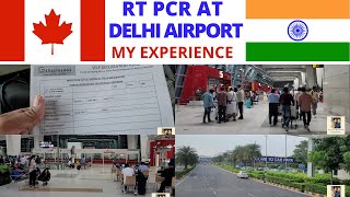 MY RT PCR TEST EXPERIENCE AT DELHI AIRPORT  DELHI AIRPORT RT PCR TEST  rt pcr test at airport [upl. by Kiki]