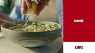 F25 Campbells Masterbrand Video 15s ChickenNoodle Chopping 16x9 EN [upl. by Llerrom]