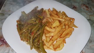 Haricots verts 🍲 recette très simple et facile à réaliser 👍 [upl. by Saidee]